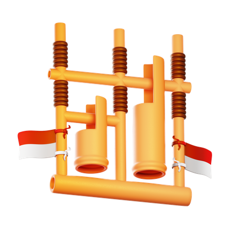Angklung  3D Icon