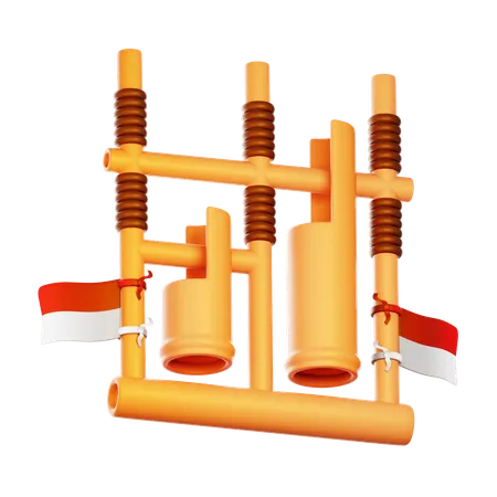 Angklung  3D Icon