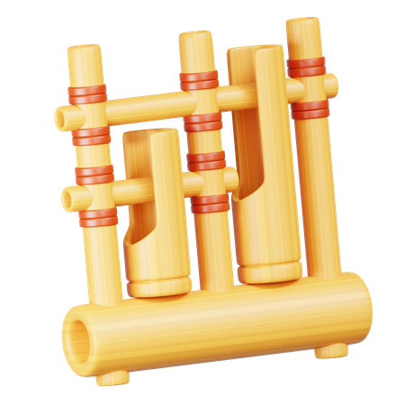 Angklung  3D Icon