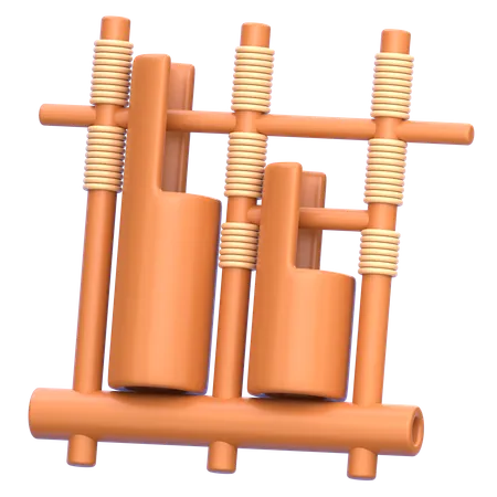 Angklung  3D Icon