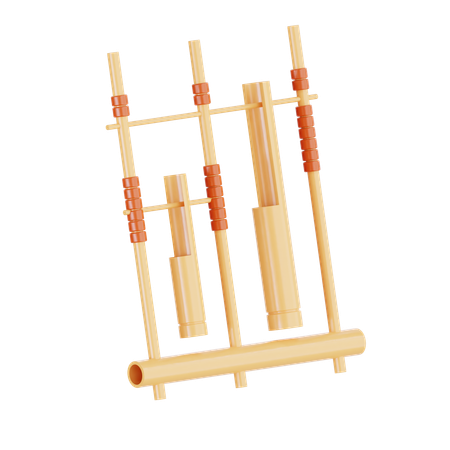 Angklung  3D Icon