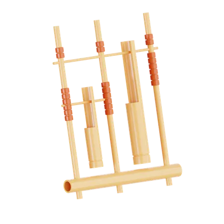 Angklung  3D Icon