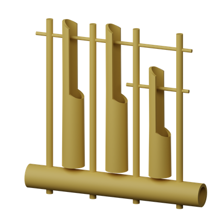 Angklung  3D Icon