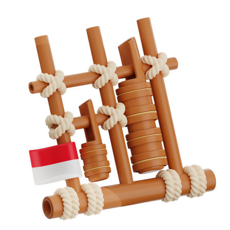 Angklung  3D Icon