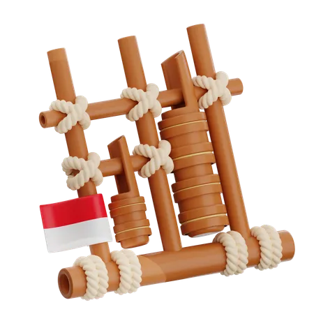 Angklung  3D Icon