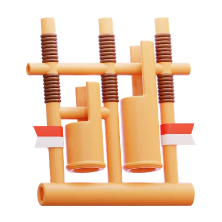 Angklung  3D Icon