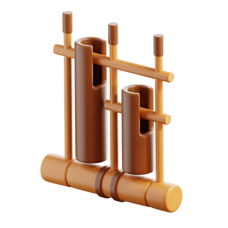 Angklung  3D Icon