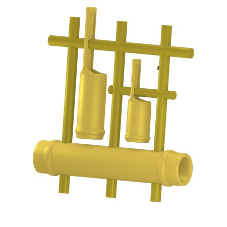 Angklung  3D Icon