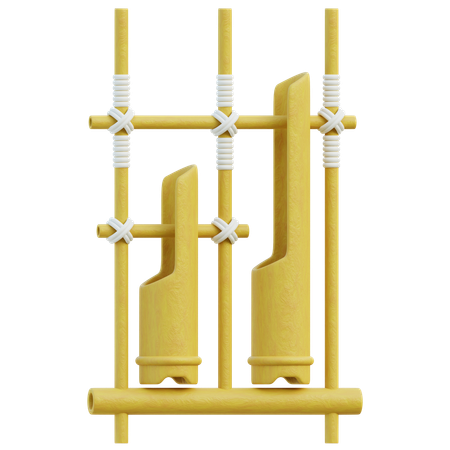 Angklung  3D Icon