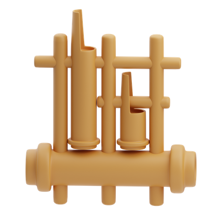 Angklung  3D Icon