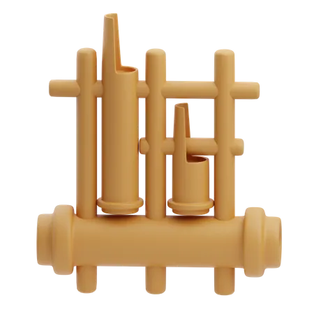 Angklung  3D Icon