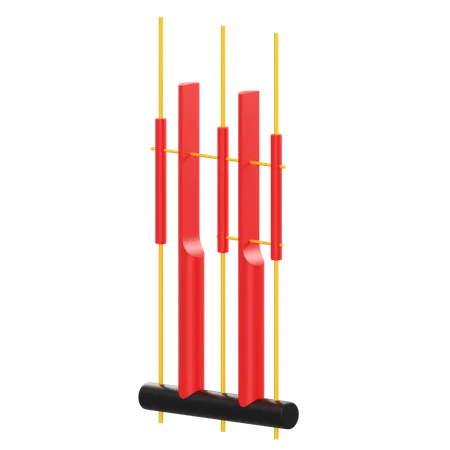 Angklung  3D Illustration