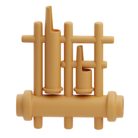 Angklung  3D Icon