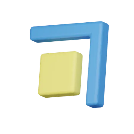 Angle  3D Icon