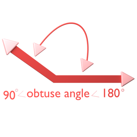 Angle obtus  3D Icon