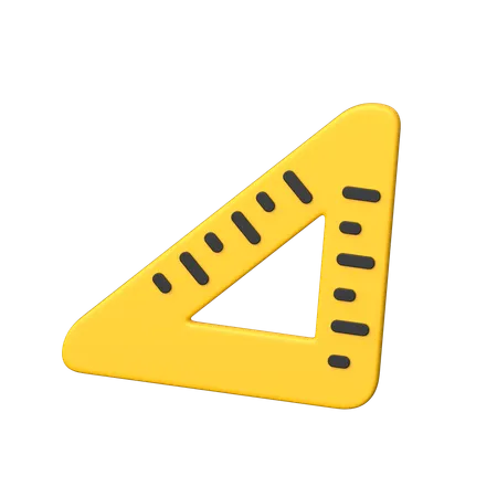 Angle Ruler  3D Icon