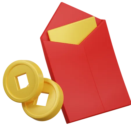 Angpao  3D Icon