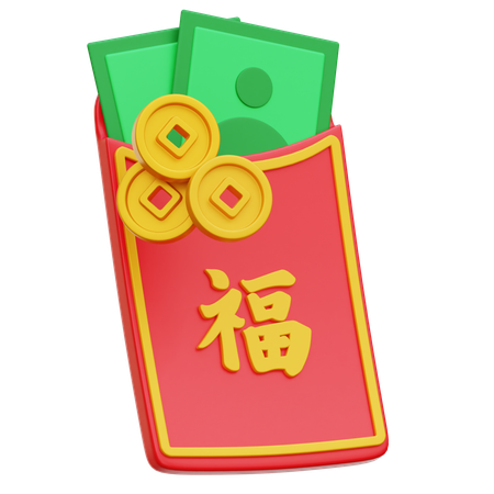 Angpao  3D Icon