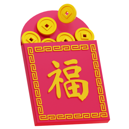 Angpao  3D Icon