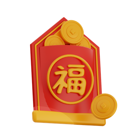 Angpao  3D Icon