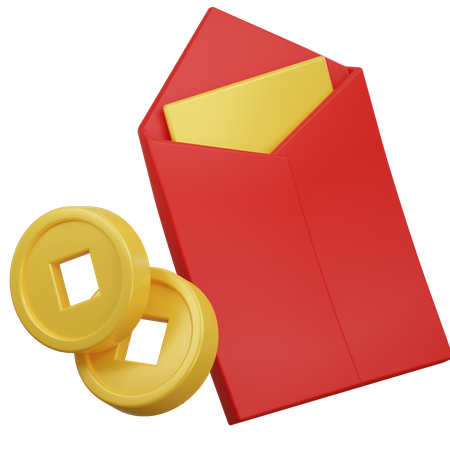 Angpao  3D Icon
