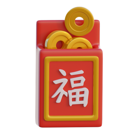 Angpao  3D Icon