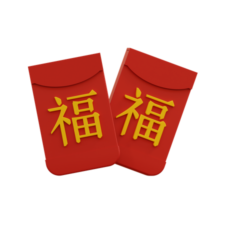 Angpao  3D Illustration