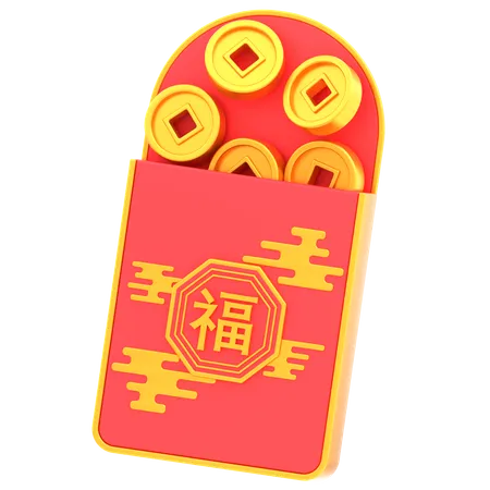 Angpau  3D Icon