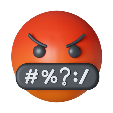 Angry  3D Icon