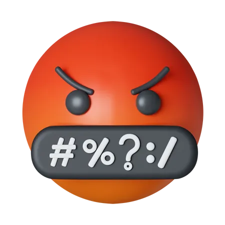 Angry  3D Icon