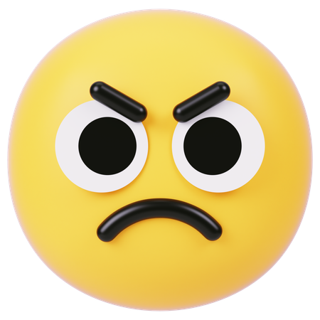 Angry  3D Icon