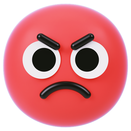 Angry  3D Icon