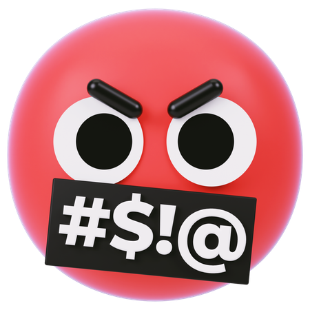 Angry  3D Icon