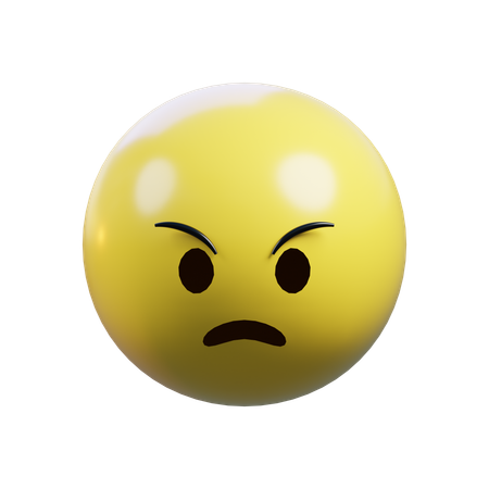 Angry  3D Icon