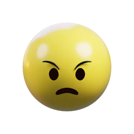 Angry  3D Icon