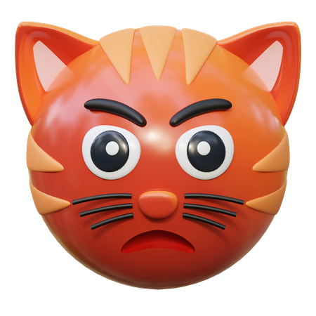 Angry  3D Icon