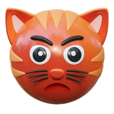 Angry  3D Icon