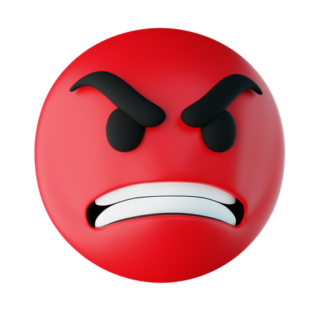 Angry  3D Icon