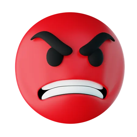 Angry  3D Icon