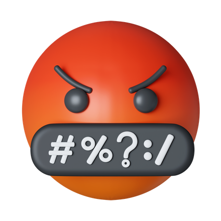 Angry  3D Icon