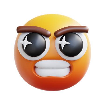 Angry  3D Icon