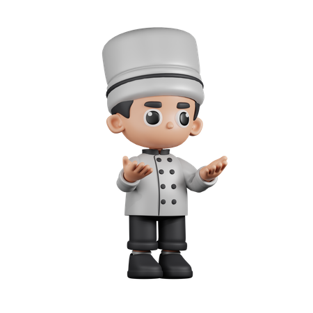 Angry Chef  3D Illustration