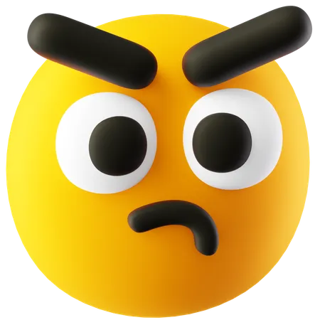 Angry emoji  3D Icon