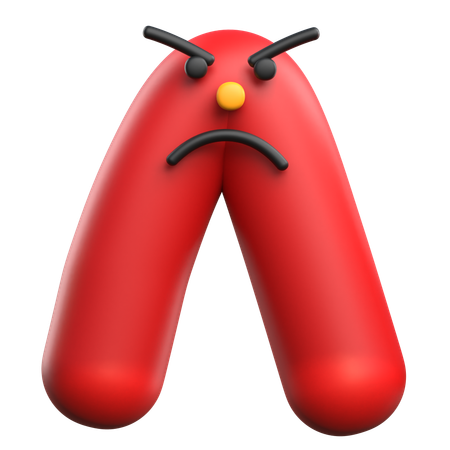 Angry Emoji  3D Icon