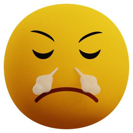 Angry Emoji  3D Icon