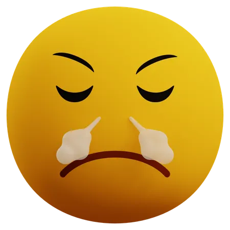 Angry Emoji  3D Icon