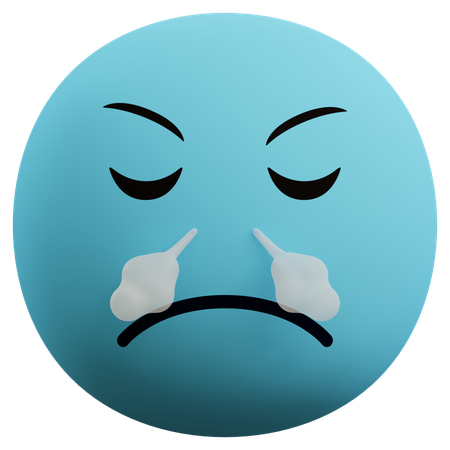 Angry Emoji  3D Icon