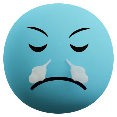Angry Emoji  3D Icon