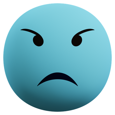 Angry Emoji  3D Icon