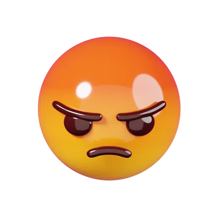 Angry Emoji  3D Emoji